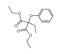 ethyl-phenoxy-malonic acid diethyl ester Structure