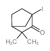 Bicyclo[2.2.1]heptan-2-one,1-iodo-3,3-dimethyl- Structure