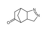 3,3a,4,6,7,7a-hexahydro-4,7-methano-indazol-5-one结构式