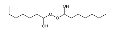 1-(1-hydroxyheptylperoxy)heptan-1-ol Structure