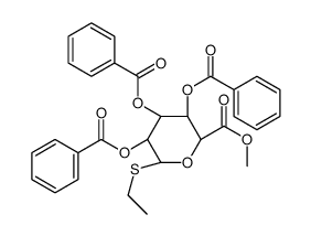 Ethyl 2,3,4-Tri-O-benzoyl-β-D-thioglucopyranosiduronic Acid Methyl Ester picture