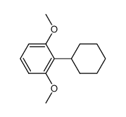 2-cyclohexyl-1,3-dimethoxy-benzene结构式