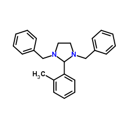 1,3-Dibenzyl-2-(2-methylphenyl)imidazolidine structure