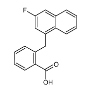 2-(3-Fluor-naphthyl-(1)-methyl)-benzoesaeure Structure