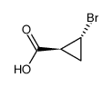 (1SR,2RS)-2-bromocyclopropanecarboxylic acid Structure