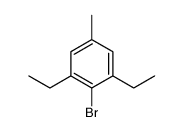 1-溴-2,6-二乙基-4-甲基苯结构式