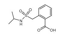 2-(isopropylsulfamoyl-methyl)-benzoic acid Structure