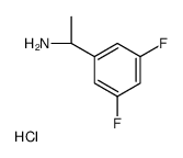 (R)-1-(3,5-DIFLUOROPHENYL)ETHANAMINE HYDROCHLORIDE Structure