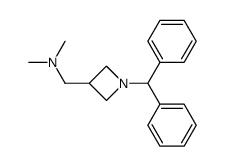 1-(DIPHENYLMETHYL)-N,N-DIMETHYL-3-AZETIDINEMETHANAMINE结构式