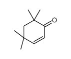 4,4,6,6-tetramethylcyclohex-2-en-1-one Structure
