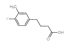 4-(4-Fluoro-3-methylphenyl)butanoicacid structure