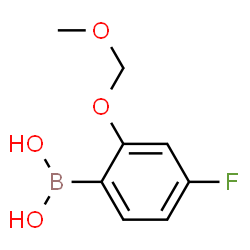 4-Fluoro-2-(methoxymethoxy)phenylboronic acid Structure