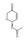 (R)-5-oxo-5,6-dihydro-2H-pyran-2-yl acetate结构式
