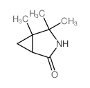1,2,2-trimethyl-3-azabicyclo[3.1.0]hexan-4-one结构式