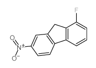 1-fluoro-7-nitro-9H-fluorene结构式