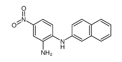 N1-[2]naphthyl-4-nitro-o-phenylenediamine结构式