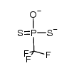 Trifluormethyl-dithiophosphonat-Ion Structure