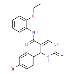 4-(4-bromophenyl)-N-(2-ethoxyphenyl)-6-methyl-2-oxo-1,2,3,4-tetrahydropyrimidine-5-carboxamide picture