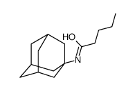 N-(1-adamantyl)pentanamide Structure