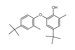 4',5-Di-tert-butyl-2-hydroxy-2',3-dimethyldiphenyl ether Structure