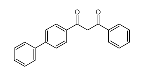 1-(4-phenylphenyl)-3-phenyl-propane-1,3-dione结构式