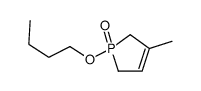 1-butoxy-3-methyl-2,5-dihydro-1λ5-phosphole 1-oxide结构式