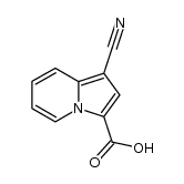 1-cyanoindolizine-3-carboxylic acid结构式