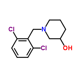 1-(2,6-Dichlorobenzyl)-3-piperidinol结构式