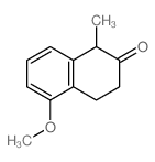 5-methoxy-1-methyl-tetralin-2-one结构式