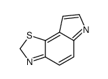 2H-pyrrolo[2,3-g][1,3]benzothiazole结构式