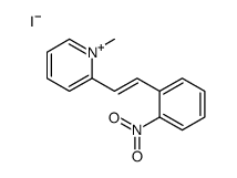 1-methyl-2-[2-(2-nitrophenyl)ethenyl]pyridin-1-ium,iodide Structure