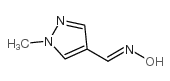 1H-Pyrazole-4-carboxaldehyde,1-methyl-,oxime(9CI) Structure