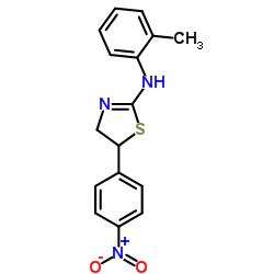 [5-(4-Nitro-phenyl)-4,5-dihydro-thiazol-2-yl]-o-tolyl-amine结构式