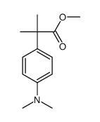 2-(4-DIMETHYLAMINO-PHENYL)-2-METHYL-PROPIONIC ACID METHYL ESTER结构式