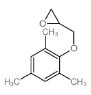 2-[(2,4,6-trimethylphenoxy)methyl]oxirane structure