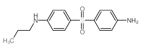 4-(4-aminophenyl)sulfonyl-N-propyl-aniline结构式