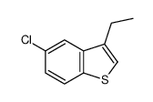 5-chloro-3-ethylbenzo[b]thiophene Structure