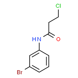 N-(3-Bromophenyl)-3-chloropropanamide结构式