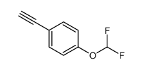 1-(Difluoromethoxy)-4-ethynylbenzene结构式