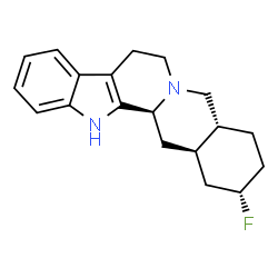 17α-Fluoroyohimban结构式