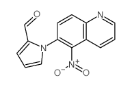 1H-Pyrrole-2-carboxaldehyde,1-(5-nitro-6-quinolinyl)-结构式