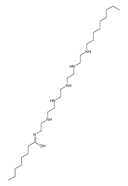 N-[2-[2-[2-[2-[2-(nonylamino)ethylamino]ethylamino]ethylamino]ethylamino]ethyl]octanamide结构式