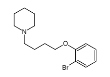 1-[4-(2-bromophenoxy)butyl]piperidine Structure