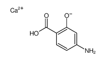 benzoate, 4-amino-2-hydroxy-, calcium salt (1:1) structure