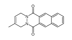 2-Methyl-1,4,6,13-tetrahydrobenzophthalazino<1,2-b>pyridazine-6,13-dione结构式