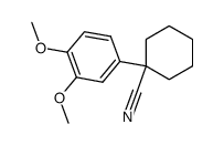 1-(3,4-dimethoxyphenyl)cyclohexanecarbonitrile Structure