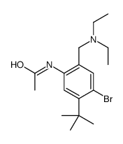 N-[4-bromo-5-tert-butyl-2-(diethylaminomethyl)phenyl]acetamide Structure