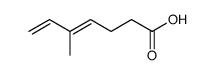 3-Methyl-hexa-1,3-dien-6-carbonsaeure Structure