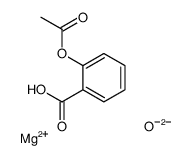 magnesium,2-acetyloxybenzoic acid,oxygen(2-)结构式