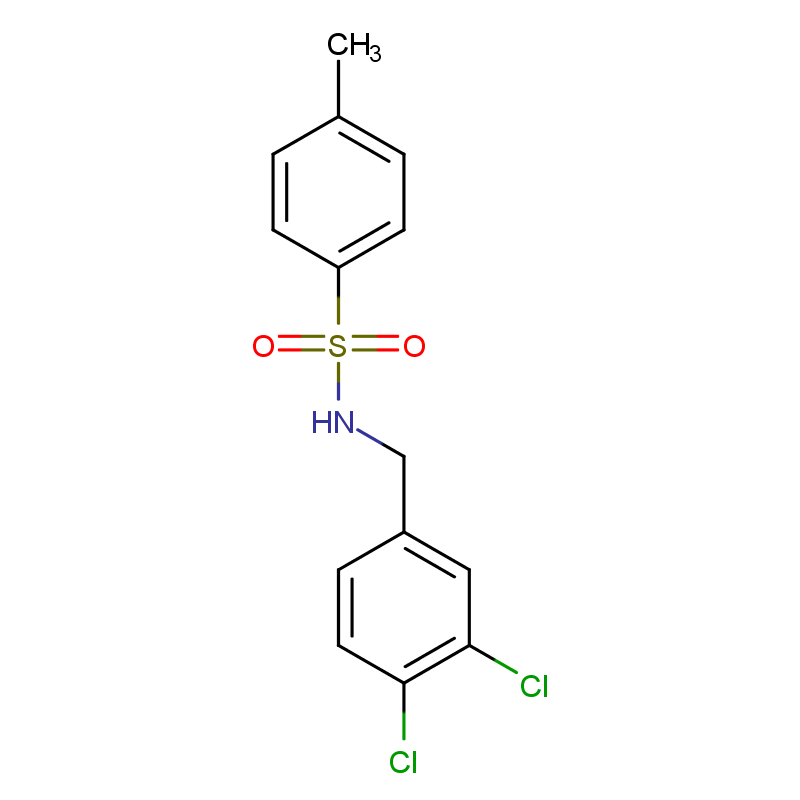 N-[(3,4-dichlorophenyl)methyl]-4-methylbenzenesulfonamide Structure